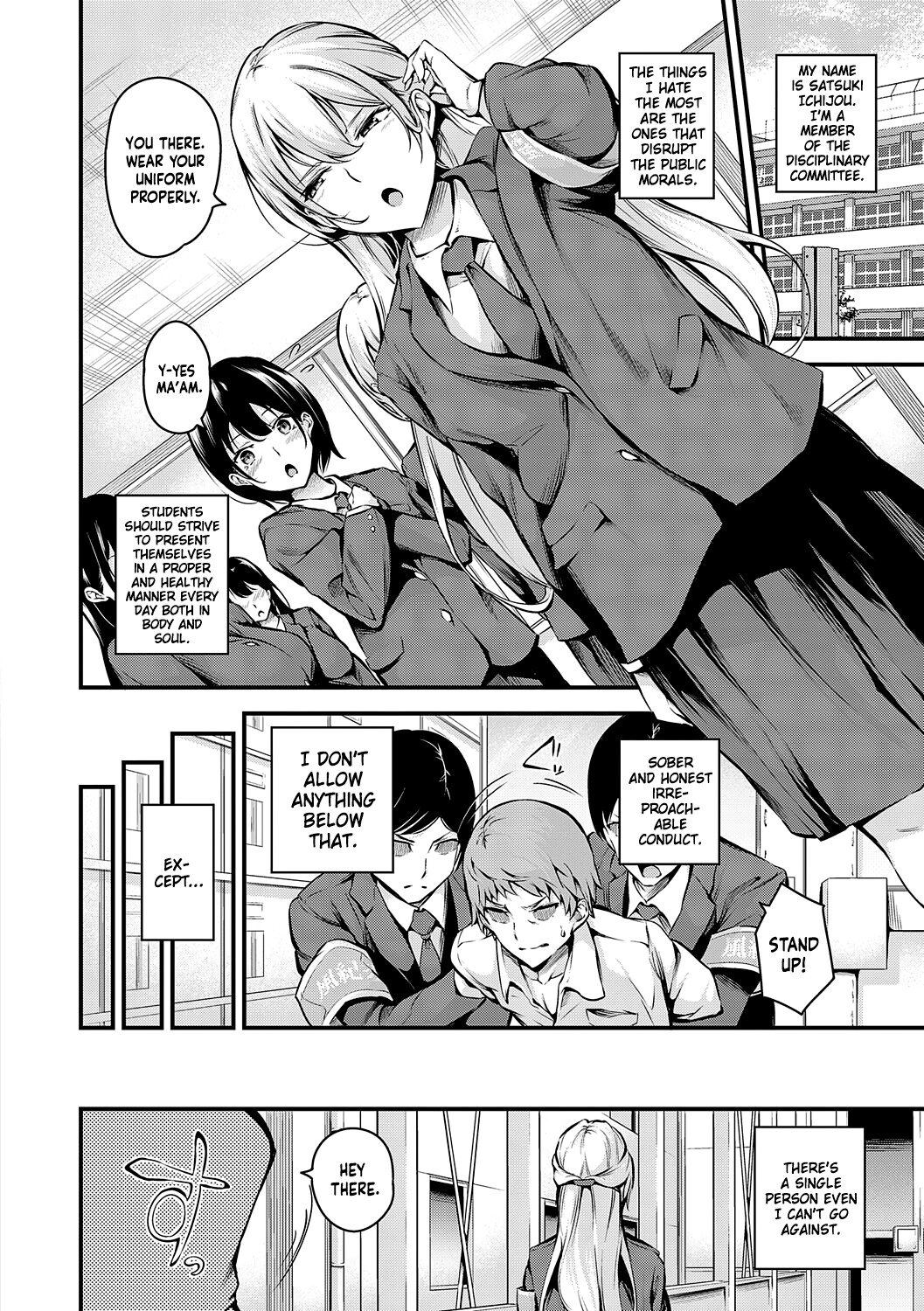 Hentai Manga Comic-The Defeat of Ichijou From The Disciplinary Committee (Mesutoiro)-Read-2